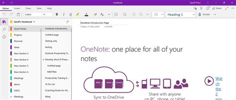 OneNote Windows 10