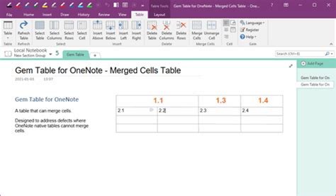 OneNote Windows 10 add content