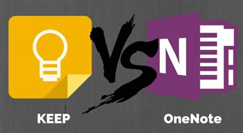 OneNote vs. Keep – Head On