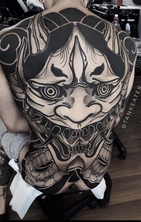 Oni Back Tattoo