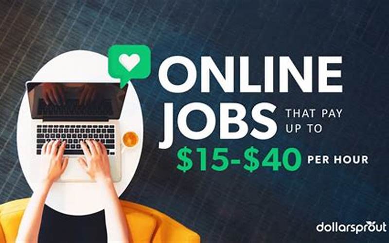 Online Jobs Work From Home For Students