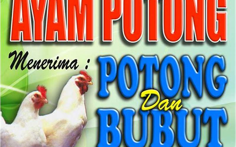 Online Marketing Ayam Potong