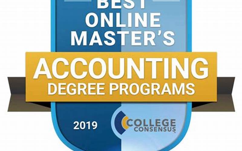 Online Master'S Degree In Accounting And Finance