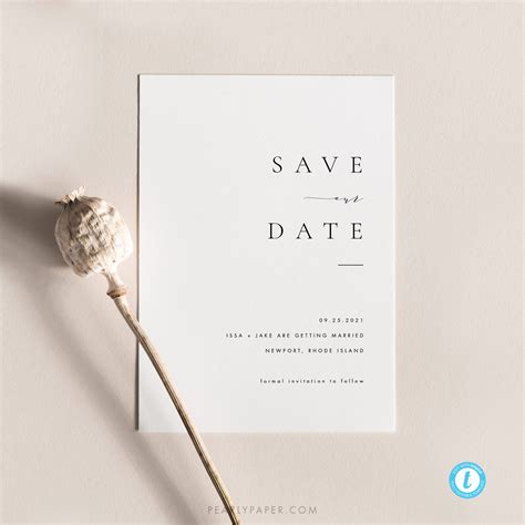 Online Save The Date Template