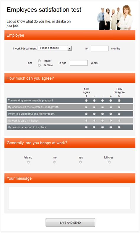 Online Survey Form Template
