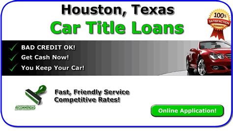 Online Car Title Loans Texas