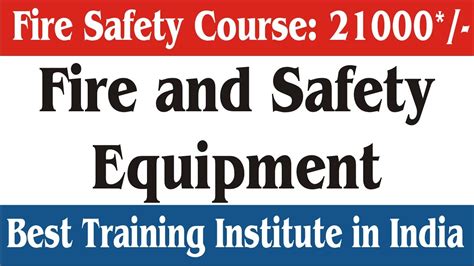 Online Fire Safety Officer Training Program