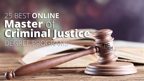 Online Learning 1-Year Criminal Justice Master's Degree