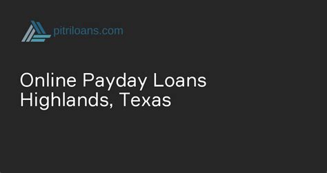 Online Payday Loans Texas