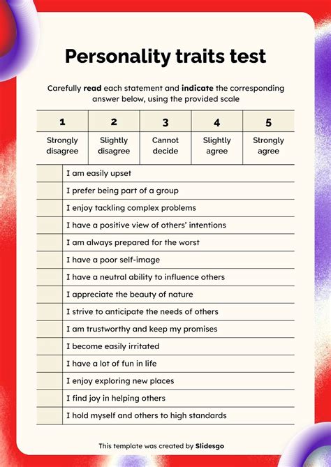 Online Personality Test For Middle School Students