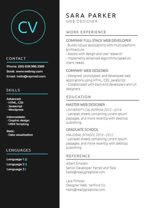 Online Resume Editor Free