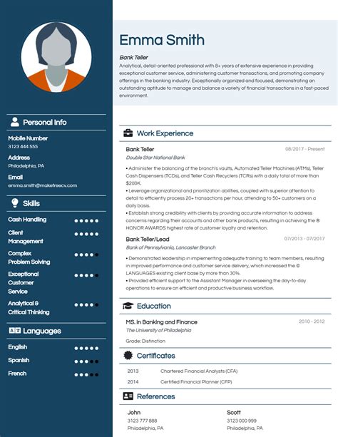 Online Resume Maker Pdf