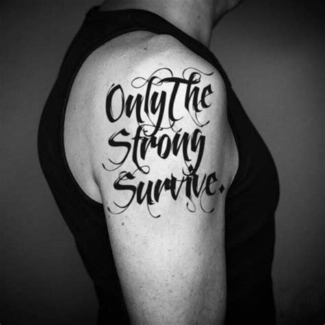 harcacocbigb only strong survive tattoo