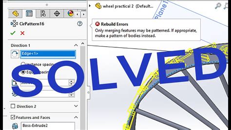 Only Merging Features May Be Patterned