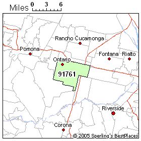 Ontario Ca Zip Code Map