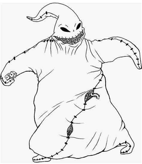 Oogie Boogie Coloring Page