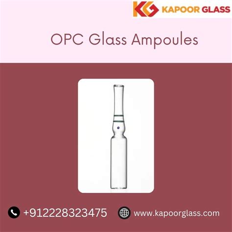 Opc Glass Ampoules