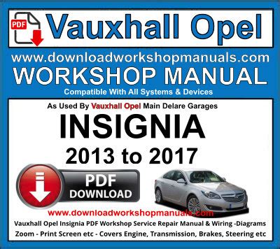 Opel Insignia Service Manual