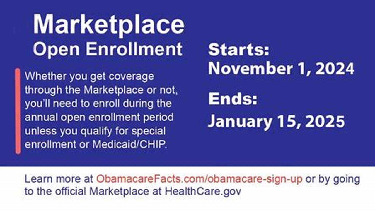 Open Enrollment For Obamacare 2025