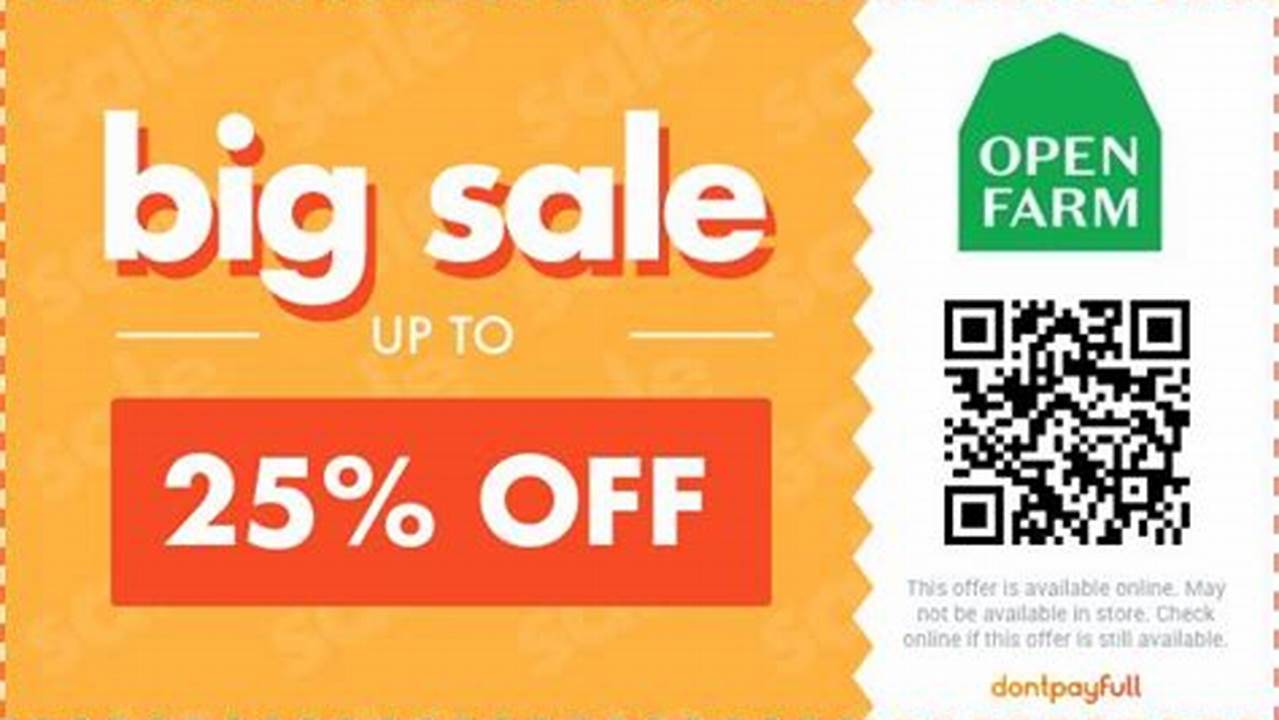 Open Farm Coupon Code 2024