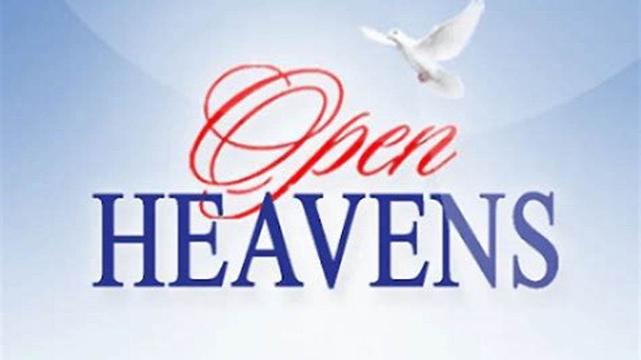Open Heavens April 1 2024