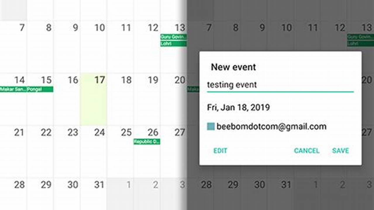 Open Source Calendar App Android