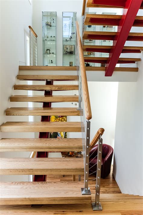 Open Riser Stairs in 2020 Staircase design, Stairs, House design