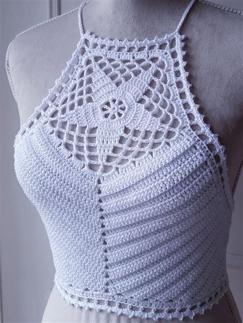 Open Back Crochet Top