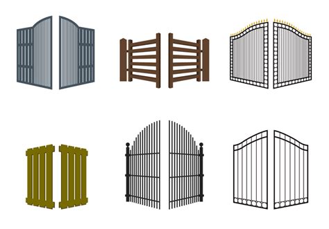 Open Gate Vector Png