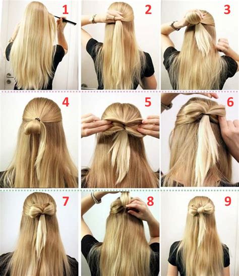 Open Hair Style Pic Step By Step