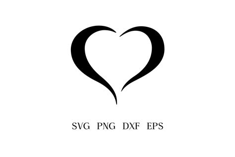 Unlock the Key to Love with Our Elegant Open Heart SVG for Free
