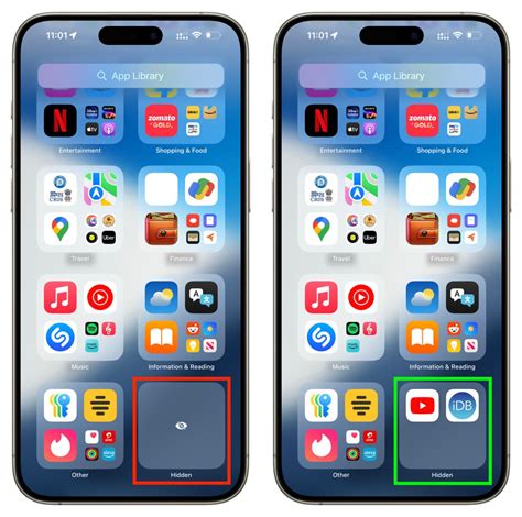 Open Hidden Apps in iOS 18