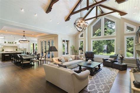 Open Living Room Dining Room Design