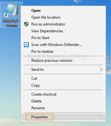 Open Notepad As Admin Using The Right-Click Menu