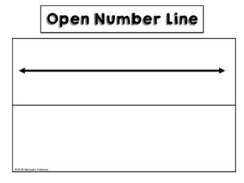 Open Number Line Template Printable