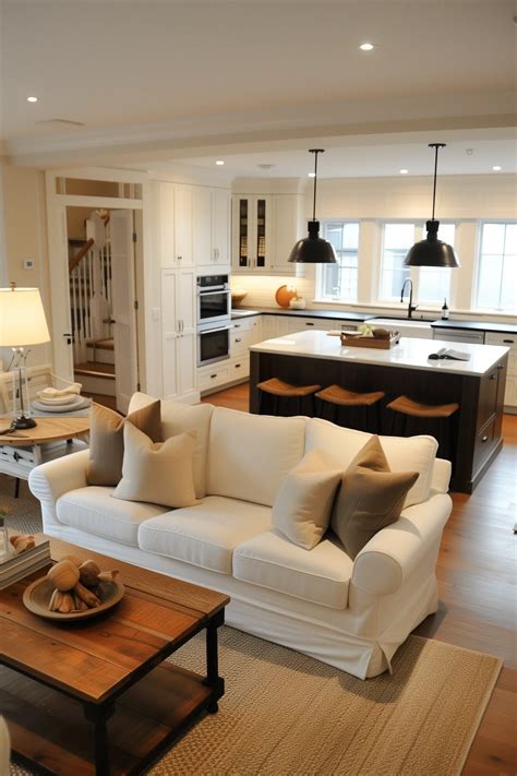 Open Plan Kitchen and Living Room Layouts