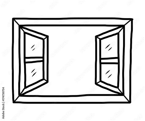 Open Window Clipart Black And White