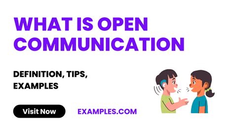 Open communications