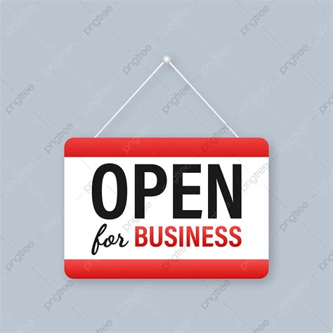 Open for business