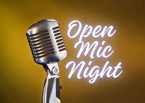 Open mic night