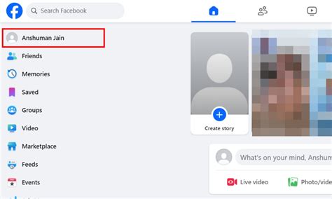 Open the Facebook Website or App