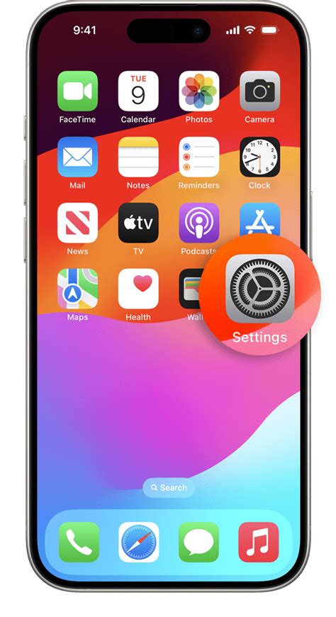 Open the Settings app on both iPhones