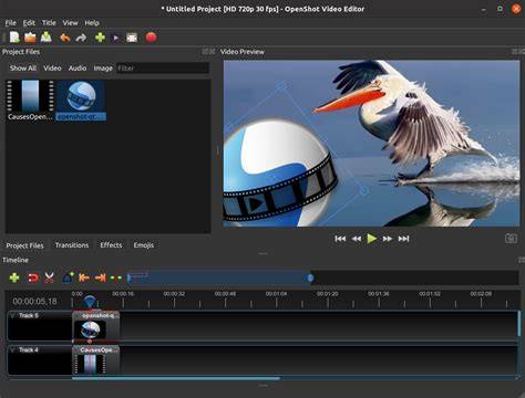 OpenShot video editor