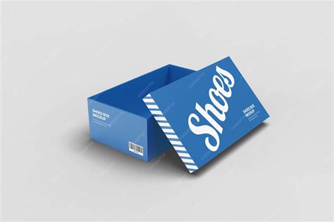 Opened Shoe Box Mockup