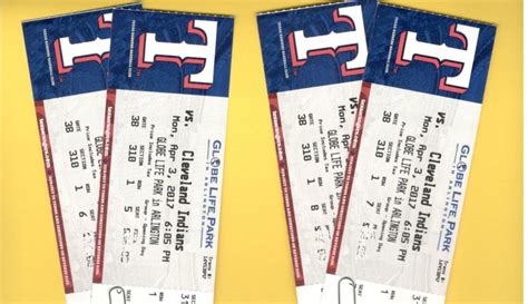 Opening Day Tickets Rangers