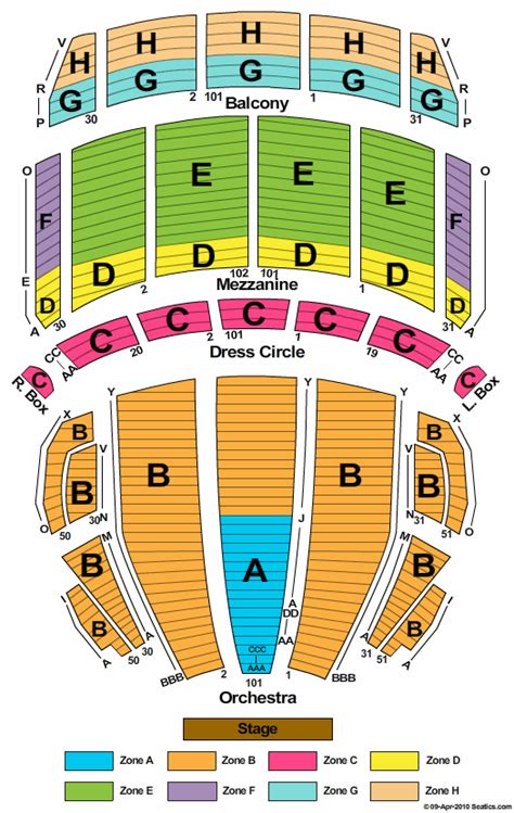Opera House Boston Seating Chart