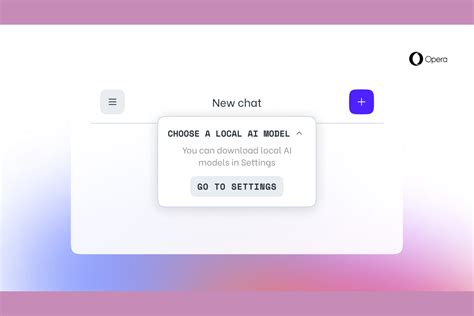 Opera is giving you a choice on which LLM to use