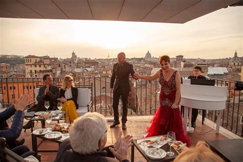 Opera singer rooftop Rome