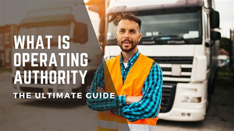 Operating Authority and Specialized Certifications