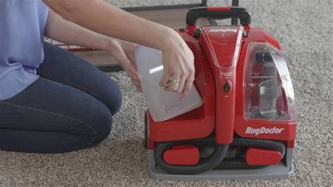 Operating Rug Doctor